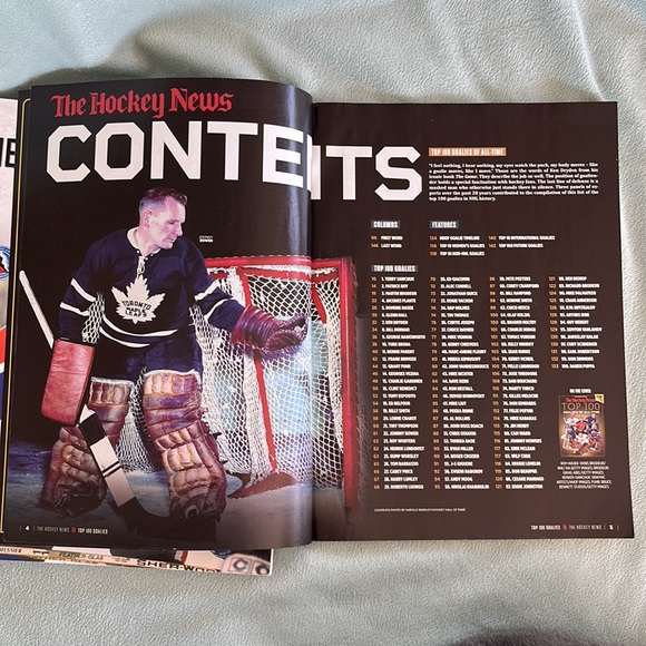 Hockey Book Collection: Top 100 Goalies of All Time, The Toughest I Ever Faced - Picture 9 of 11